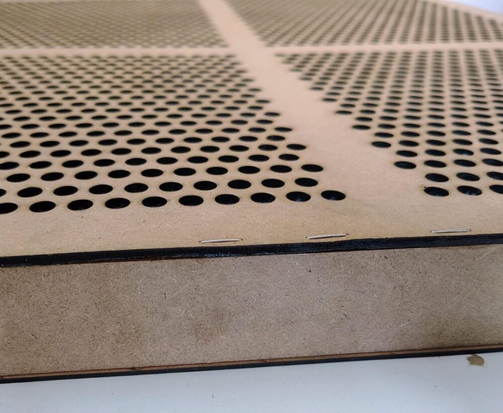 Ecoterra Acoustics® Sound Absorption Panels Natural & Recycle Filler Room Acoustics & Soundproofing 1' x 1' [SET OF 4] NRC 0.63(3)